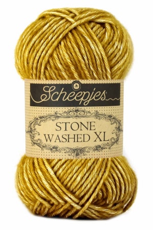 scheepjes stone washed xl - 849 - yellow jasper
