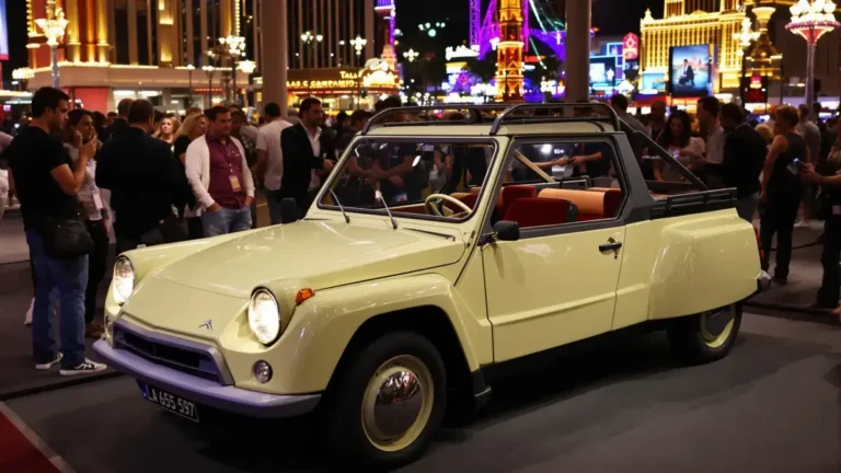 Een Citroën Méhari die in Las Vegas geveild wordt, is een zeldzaam schouwspel: verzamelaars denken dat hij een aanzienlijke prijs kan bereiken.