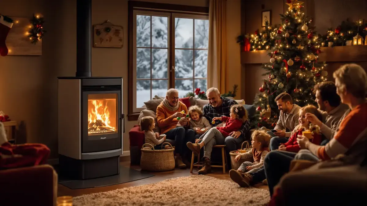 Zeg de traditionele open haard vaarwel: voor Kerst is er een veiligere, schonere en gemakkelijker te installeren versie te koop.