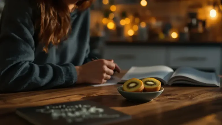 Twee kiwi’s eten voor het slapengaan: een avondgewoonte die het cortisol verlaagt
