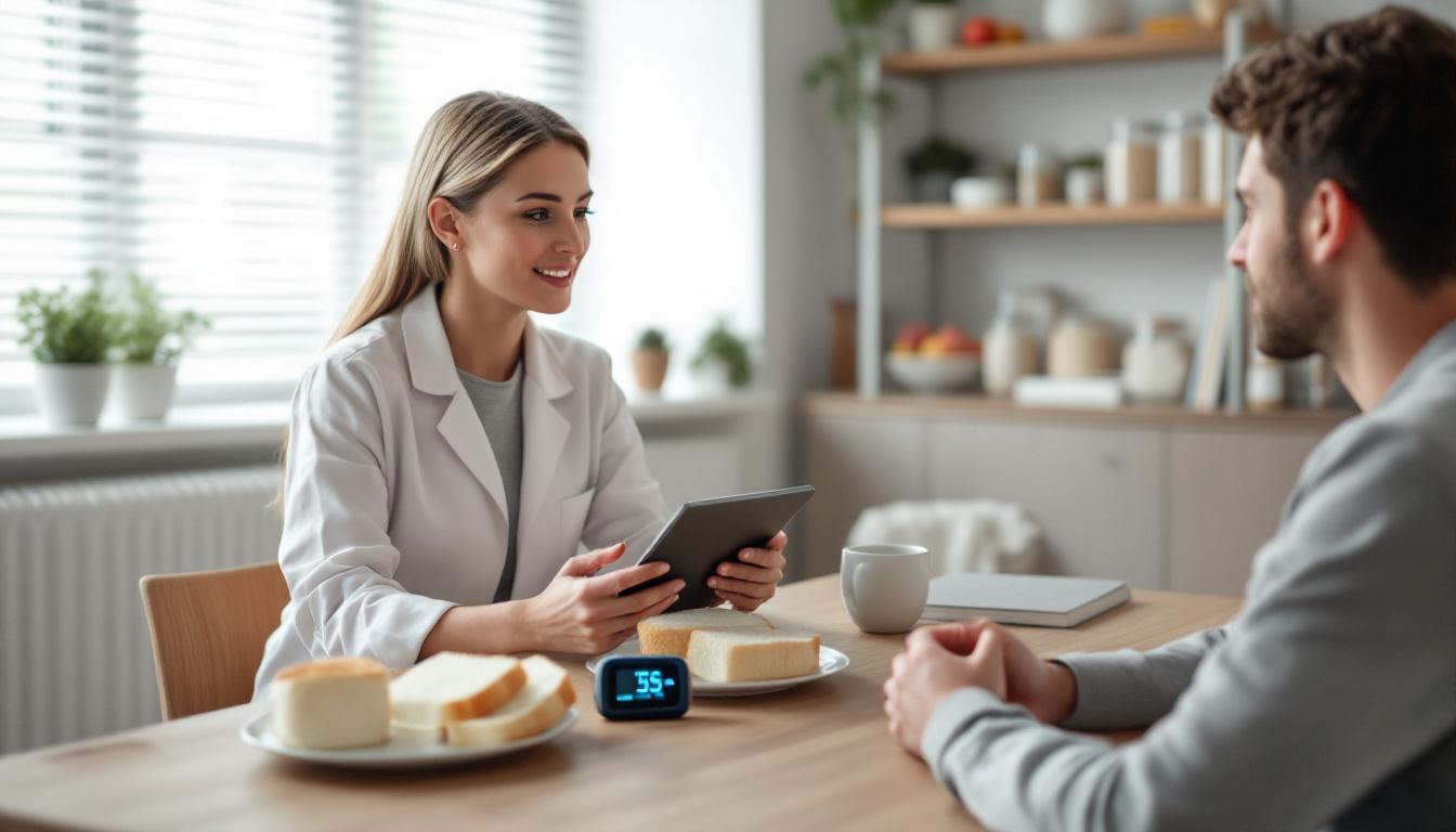 een diëtiste legt uit waarom het eten van gewone boterhammen kan leiden tot snelle stijgingen van de bloedsuikerspiegel en wat je kunt doen om dit te voorkomen.