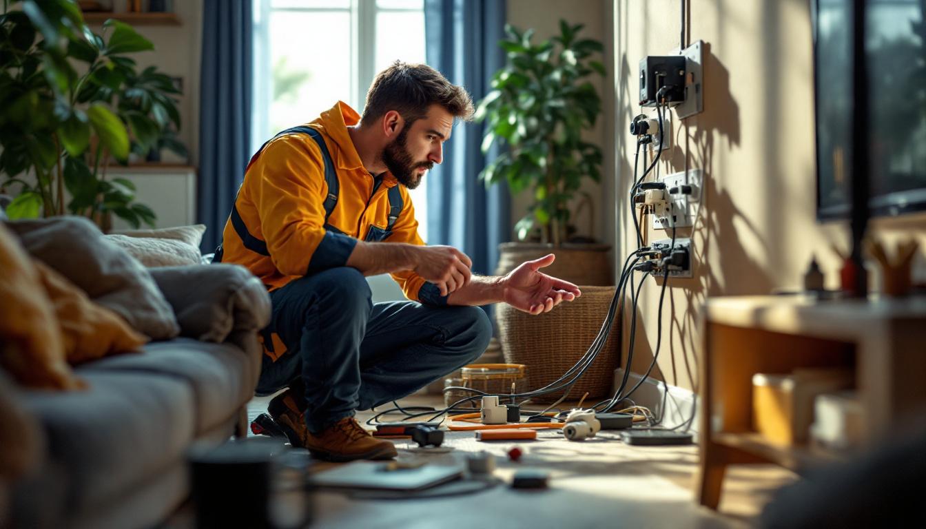 elektriciens waarschuwen voor de gevaren van het verkeerd aansluiten van stekkerdozen in huis en geven tips om risico's op brand en stroomuitval te voorkomen.