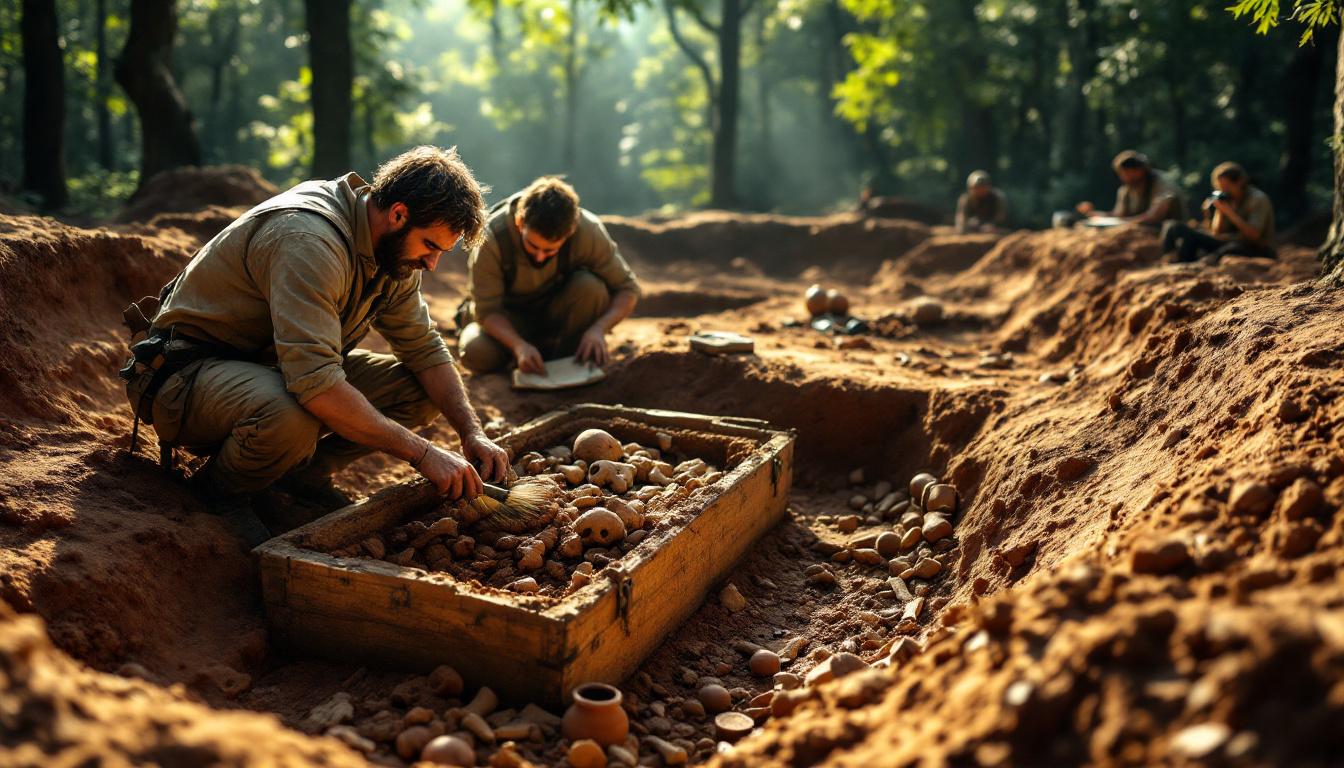 ontdek wat archeologen vonden in een 2000 jaar oud romeins graf: geen goud of juwelen, maar andere fascinerende vondsten die het verleden tot leven brengen.