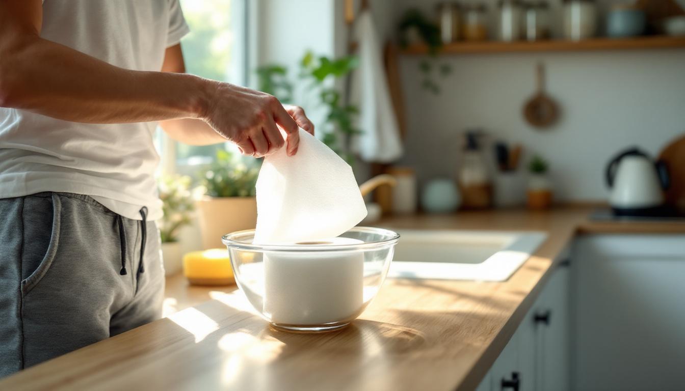 ontdek hoe toiletpapier met azijn een simpele en effectieve methode is die steeds meer huishoudens overtuigt voor een frisse en schone badkamer.
