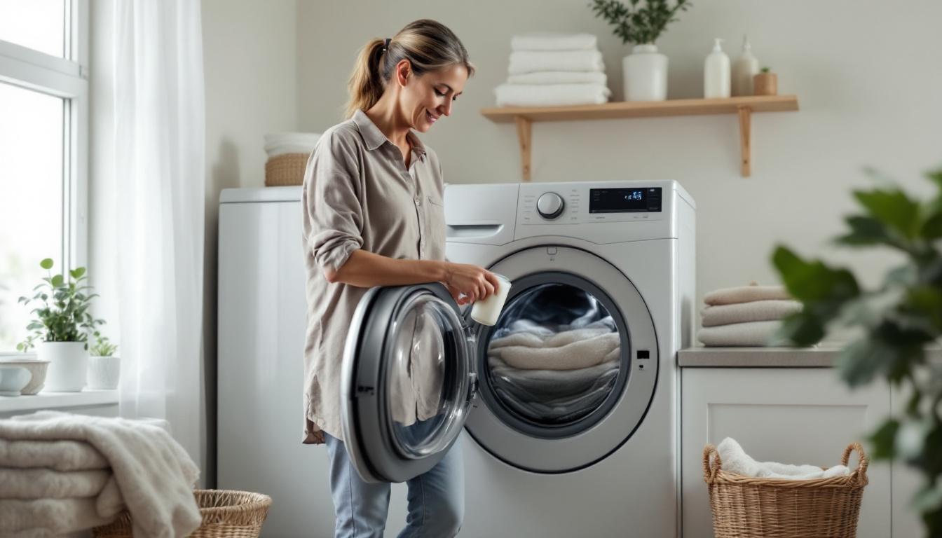 ontdek waarom één kopje in de trommel van je wasmachine plaatsen de kalk effectief verwijdert, volgens een huishoudexpert. eenvoudige tip voor een schoon en goed functionerend apparaat.