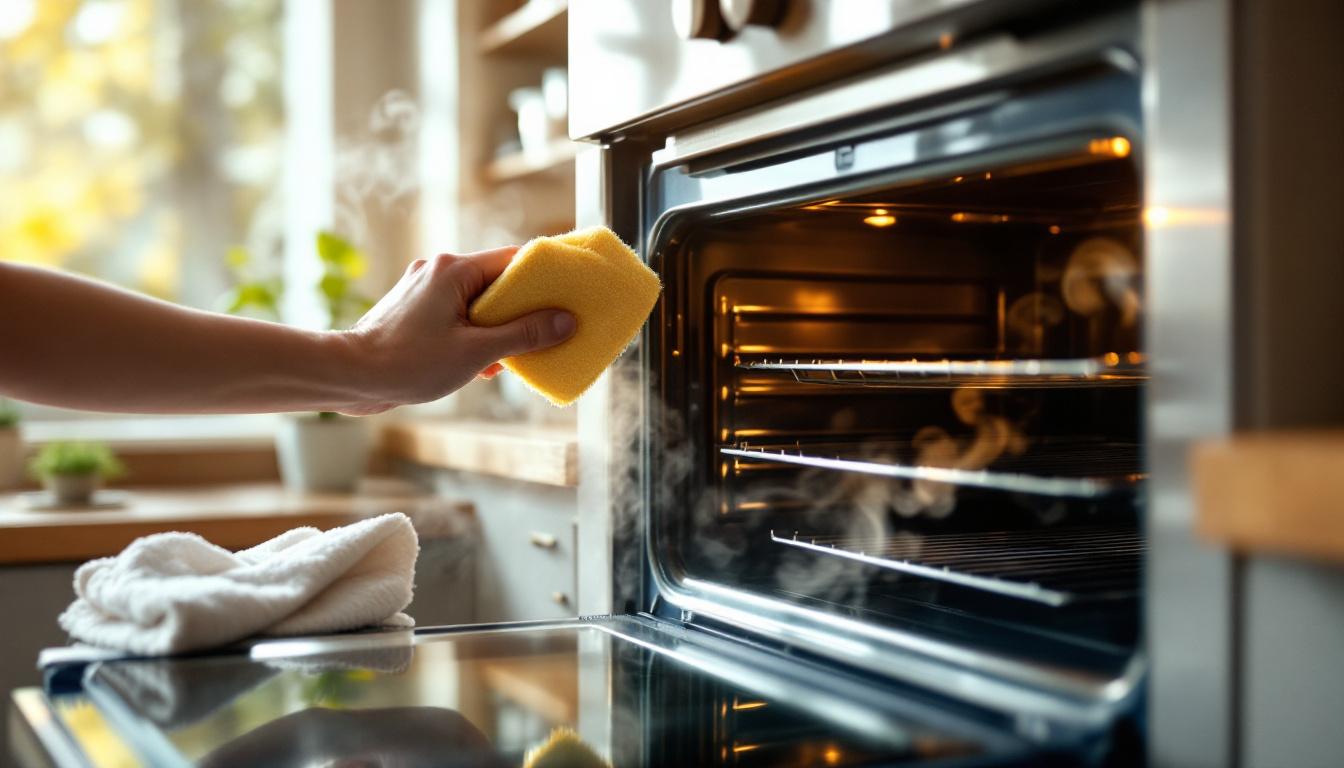 ontdek een slimme keukentruc om hardnekkig ovenvet te voorkomen, zonder spray of aluminiumfolie te gebruiken.